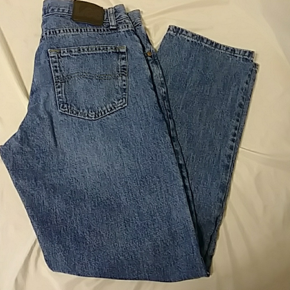 Mens LEE Jeans sz 31x32 Regular fit Straight Leg 3